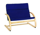 Guidecraft Classroom Furniture - Nordic Couch Blue G6452