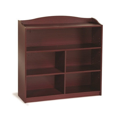 Guidecraft Classroom Furniture - 4 Shelf Bookshelf Cherry G6335