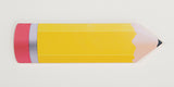 Guidecraft Personalized Wall Art - Pencil Yellow G6510