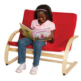 Guidecraft Classroom Furniture - Nordic Couch Red G6451