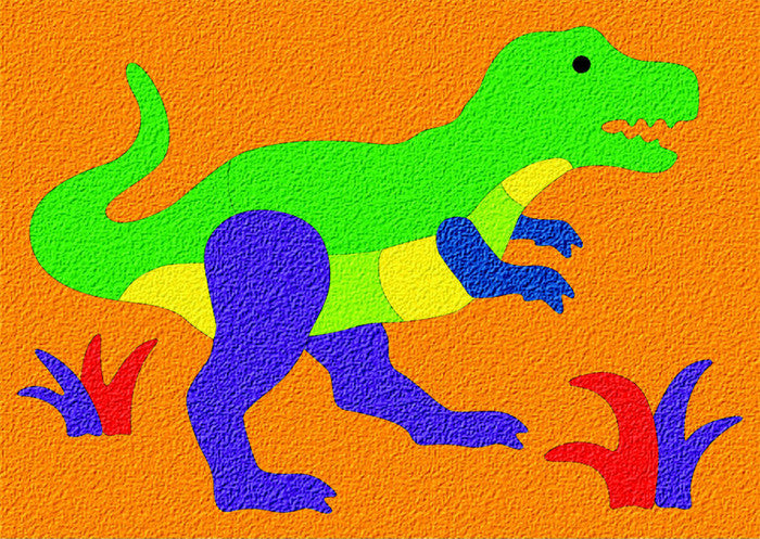 Lauri® Crepe Rubber Puzzle Tyrannosaurus 2042