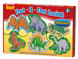 Lauri® Dot-2-Dot Lacing™ Dinosaurs 2533