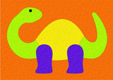 Lauri® Crepe Rubber Puzzle Dinosaur 1967