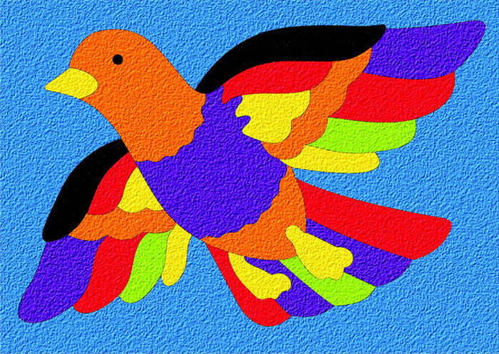 Lauri® Crepe Rubber Puzzle Bird  2152