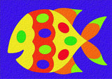 Lauri® Crepe Rubber Puzzle Fish  2146