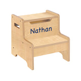 Guidecraft Expressions Step Stool: Natural G87206