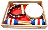 Schoenhut Piano Band-in-A-Box ,Maracas, Triangle, Bells, Tambourine