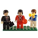 Bundle of 2 |Brictek Mini-Figurines (2 pcs Firefighter & 3 pcs Urban Sets)