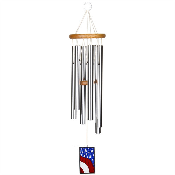 Woodstock Star-Spangled Banner Chime - Stained Glass USAS