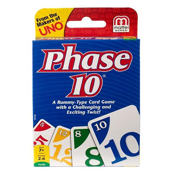 Mattel Phase 10 Card Game W4729