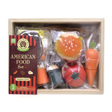 Woody Puddy Sets - American Food Set U05-0011 by Woody Puddy