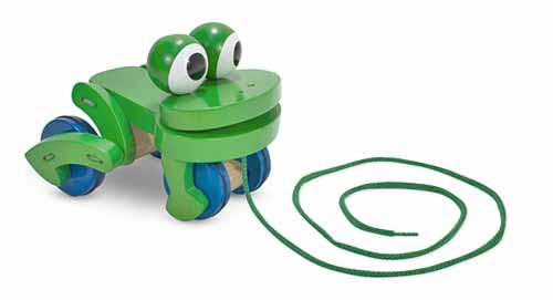 Melissa & Doug Frolicking Frog Pull Toy 3021