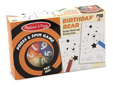 Melissa & Doug Press & Spin Game: Birthday Bear