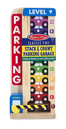 Melissa & Doug Stack & Count Parking Garage 5182