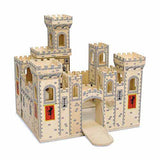 Melissa & Doug Classic Toys Play Sets Folding Medieval Castle 1329