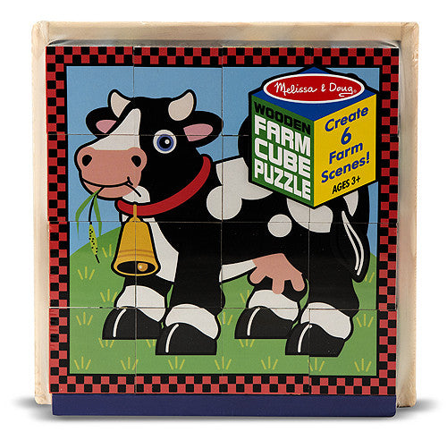 Melissa & Doug Farm Cube Puzzle 775