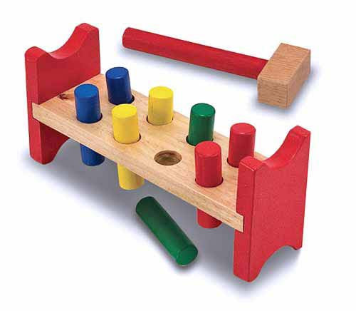 Melissa & Doug Pound-a-Peg Classic Toy 496