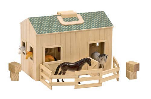 Melissa & Doug Fold & Go Stable 3704
