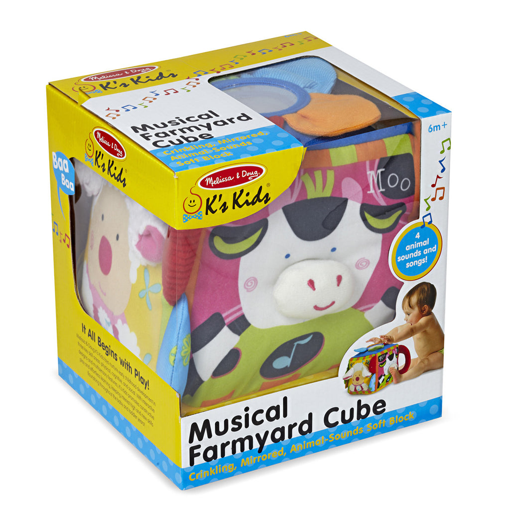 Melissa & Doug Musical Farmyard Cube 9177