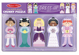 Melissa & Doug Mix-Match-Stack Chunky Puzzle-Dress Up