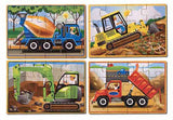 Melissa & Doug Construction Puzzles in a Box