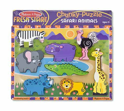 Melissa & Doug Safari Chunky Puzzle