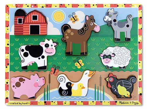 Melissa & Doug Farm Chunky Puzzle 3723