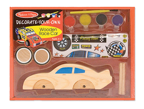 Melissa & Doug Wooden Race Car - DYO