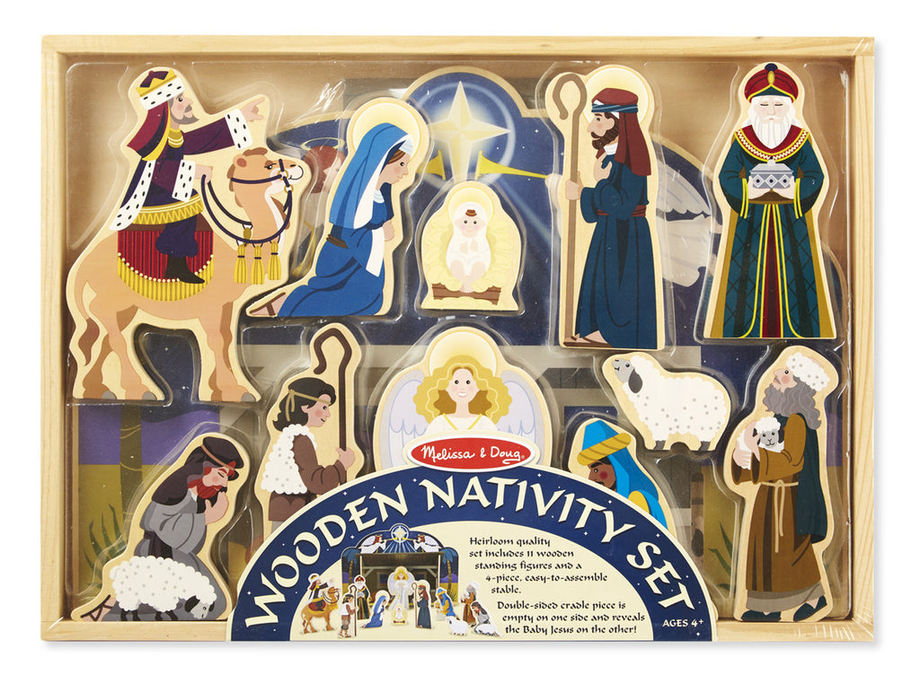 Melissa & Doug Wooden Nativity Set 3858