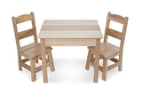 Melissa & Doug Wooden Table & Chairs Set