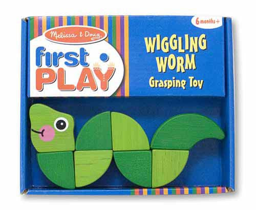 Melissa & Doug Wiggling Worm Grasping Toy
