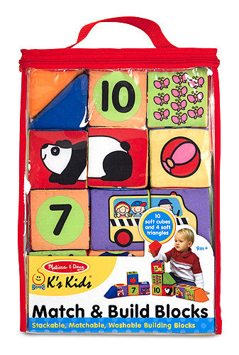 Melissa & Doug Match & Build Blocks 9167