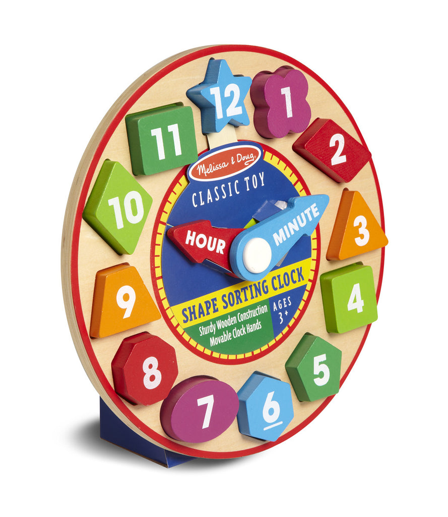 Melissa & Doug Shape Sorting Clock 8593