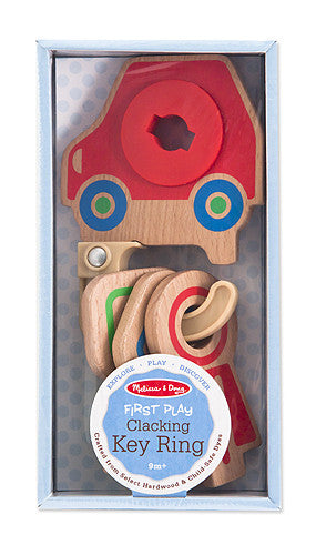 Melissa & Doug Clacking Key Ring