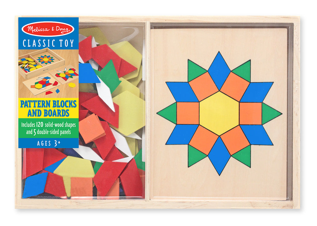 Melissa & Doug Pattern Blocks and Boards 29
