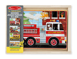 Melissa & Doug Vehicle Puzzles in a Box 3794