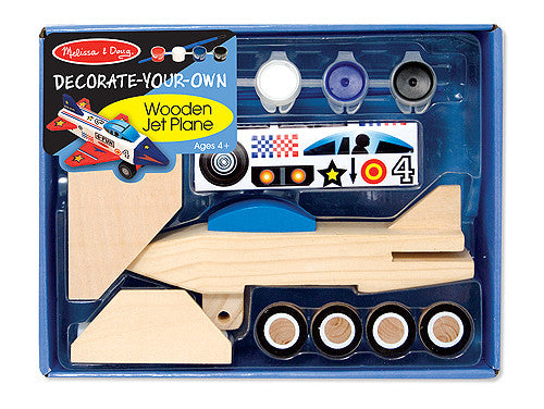 Melissa & Doug Wooden Jet Plane - DYO