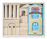Melissa & Doug Architectural Standard Unit Blocks
