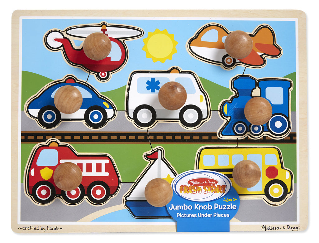 Melissa & Doug Vehicles Jumbo Knob Puzzle 8980