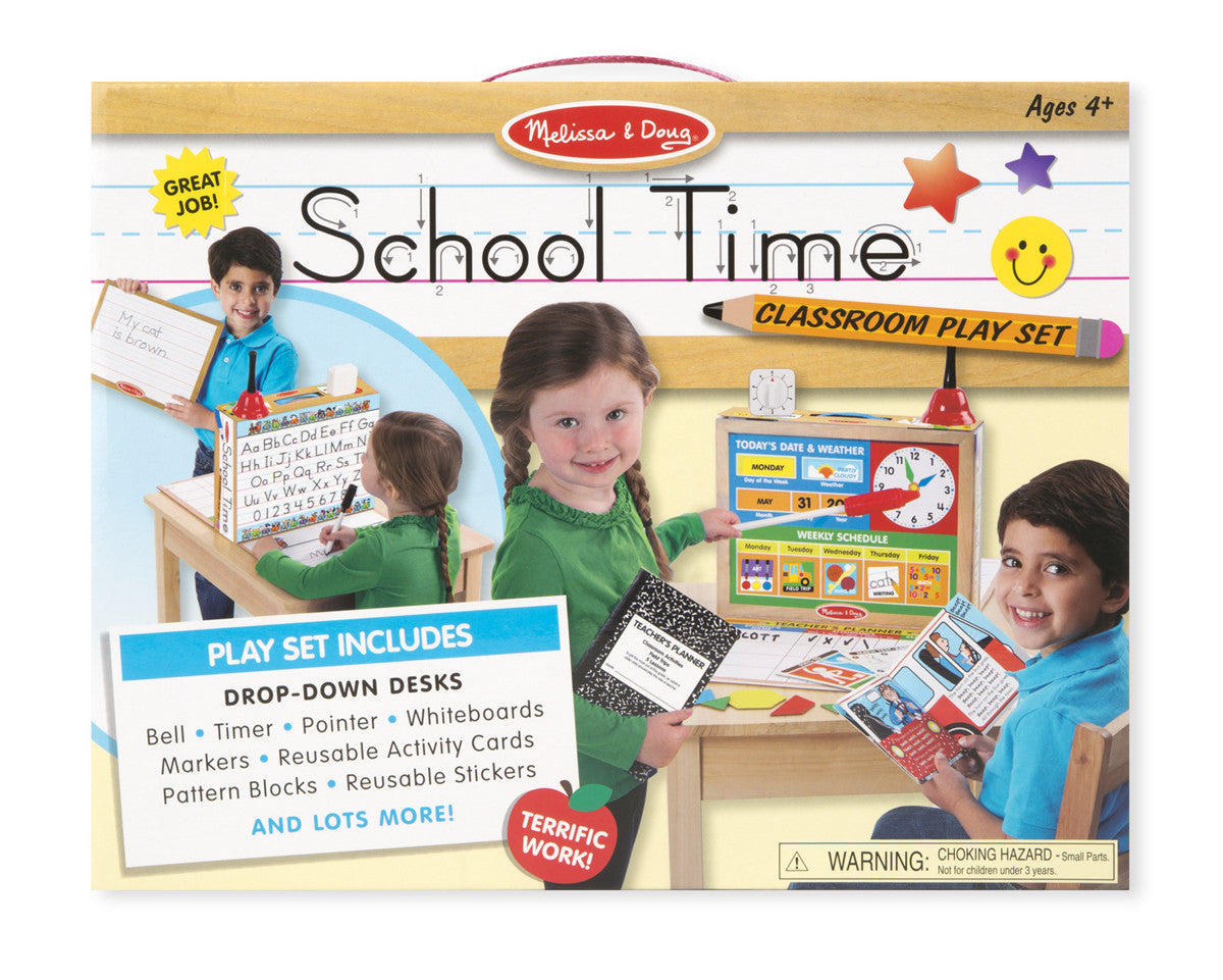 Melissa & Doug School Time! Classroom Play Set 8514