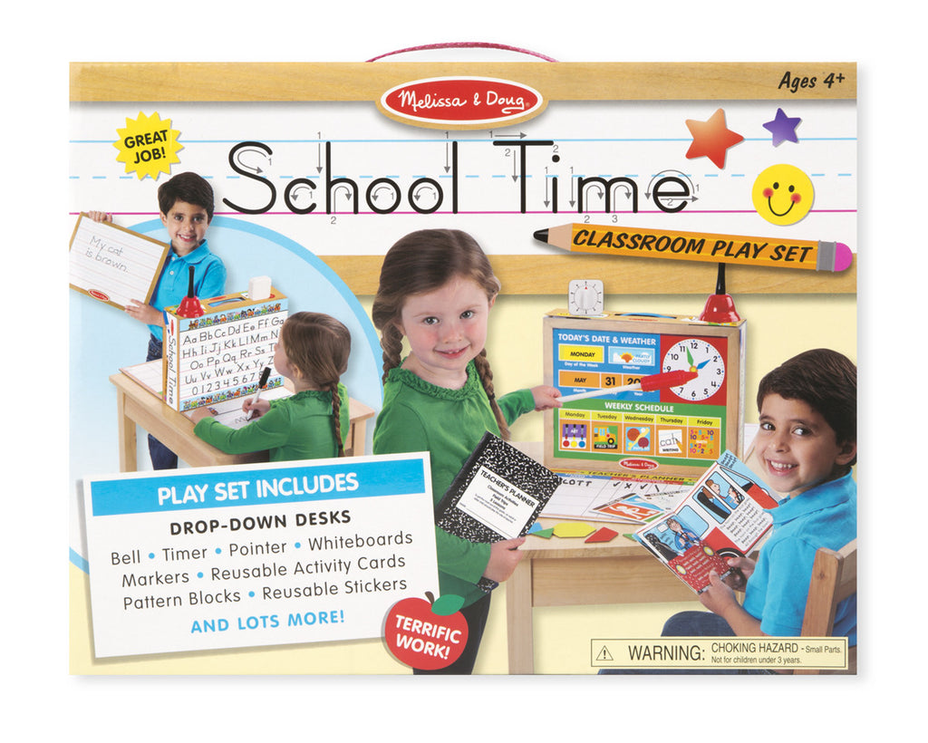 Melissa & Doug School Time! Classroom Play Set 8514