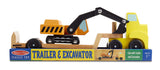 Melissa & Doug Trailer & Excavator 4577