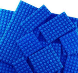 Brictek Baseplates 17 assorted - blue 19014