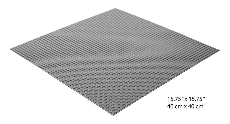 Brictek Grey Baseplate 19002