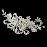 Rhinestone, Crystal & Lace Accent Clip 2718