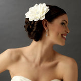 Elegant Rhinestone Jeweled Royal Gerber Flower Hair Clip - Clip 417