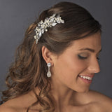 Rhinestone & Pealr Vintage Bridal Comb 599