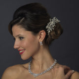 Rhinestone & Pealr Vintage Bridal Comb 599